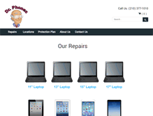 Tablet Screenshot of drphonez.com